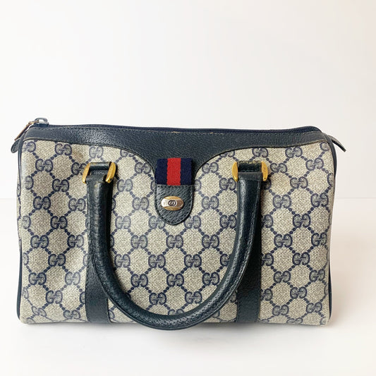 Gucci Blue Vintage Doctors Bag